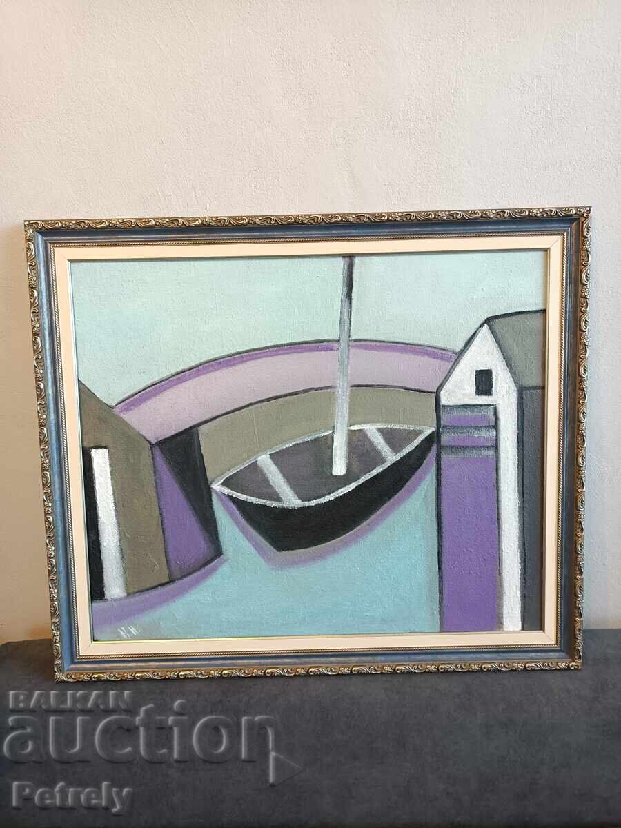 Pictură mare în ulei Pictură mare în ulei