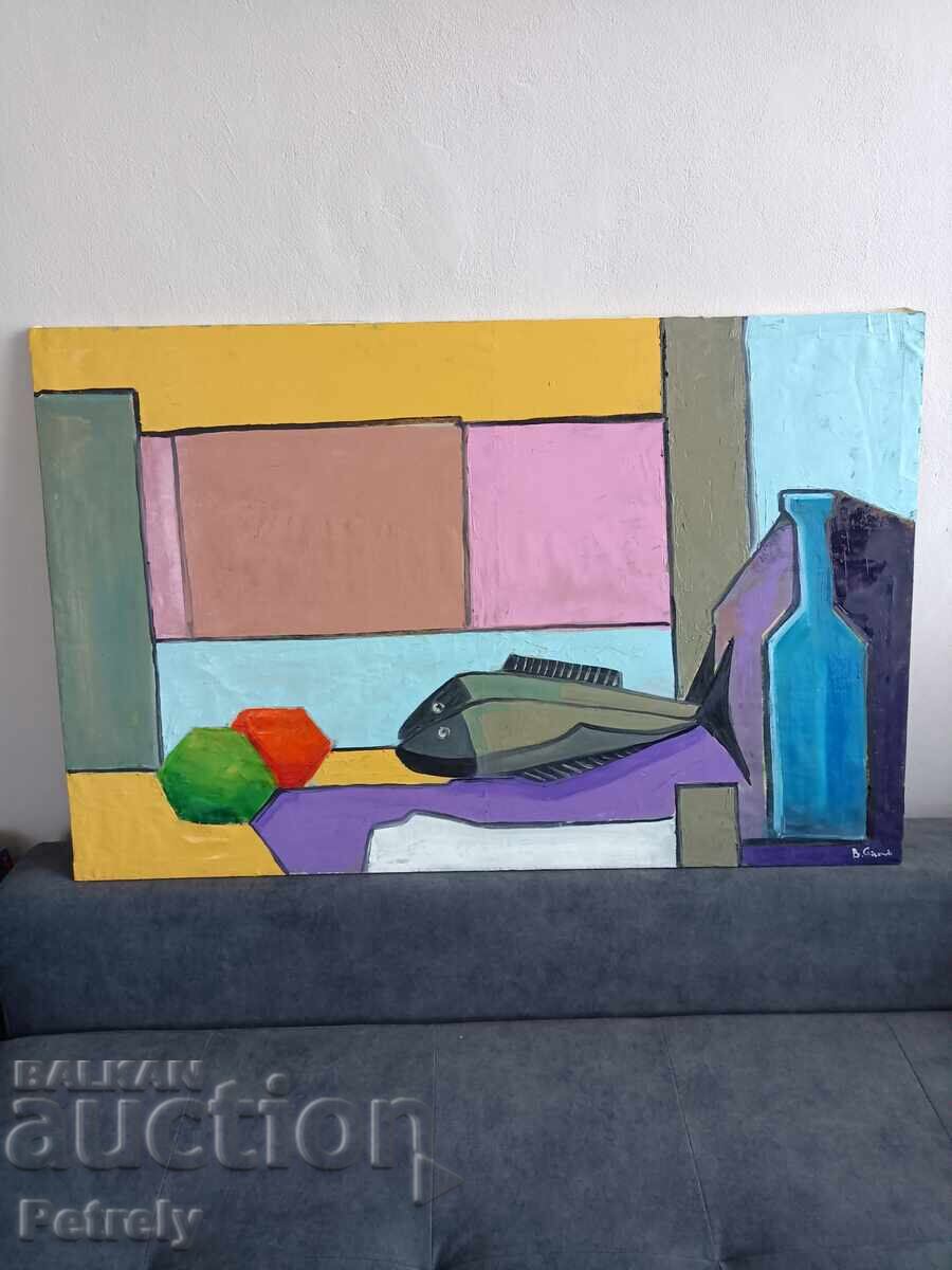 Голяма маслена картина с цена € 102.26 | 200.00 лв.