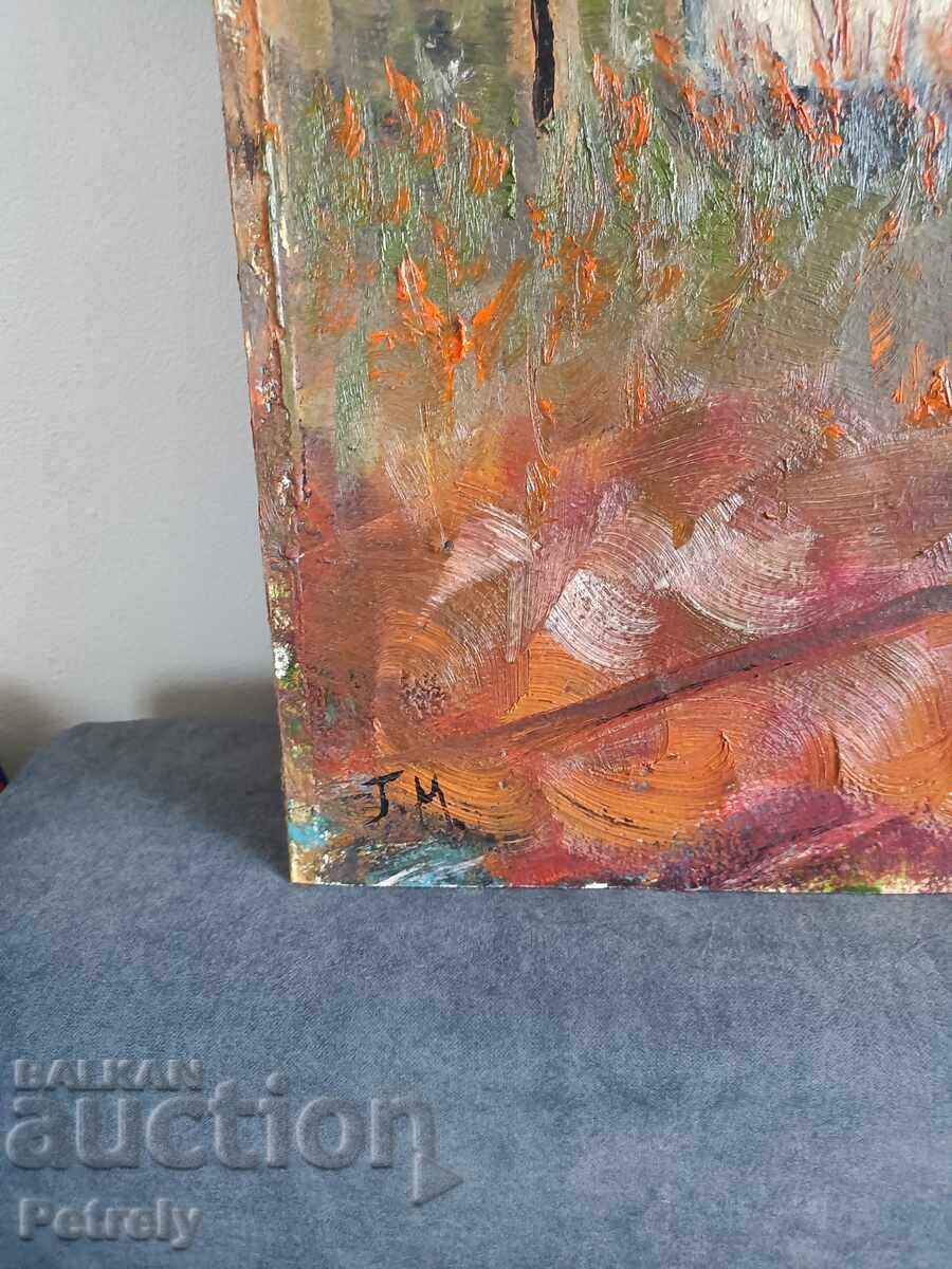 Licitație Pictură mare în ulei