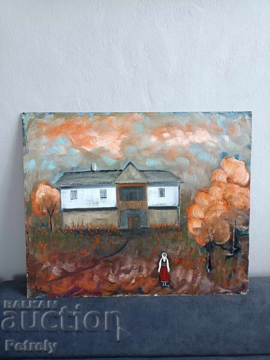 Pictură mare în ulei