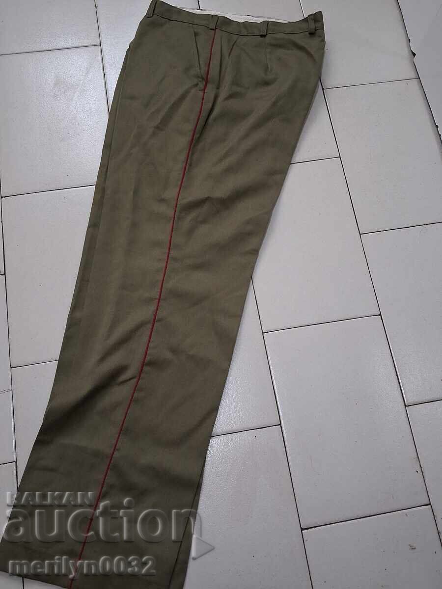 Παντελόνι αξιωματικού από θερινή στολή καθημερινής χρήσης, δεκαετία 1970, ΒΝΑ με τιμή 38.00 BGN | € 19.43
