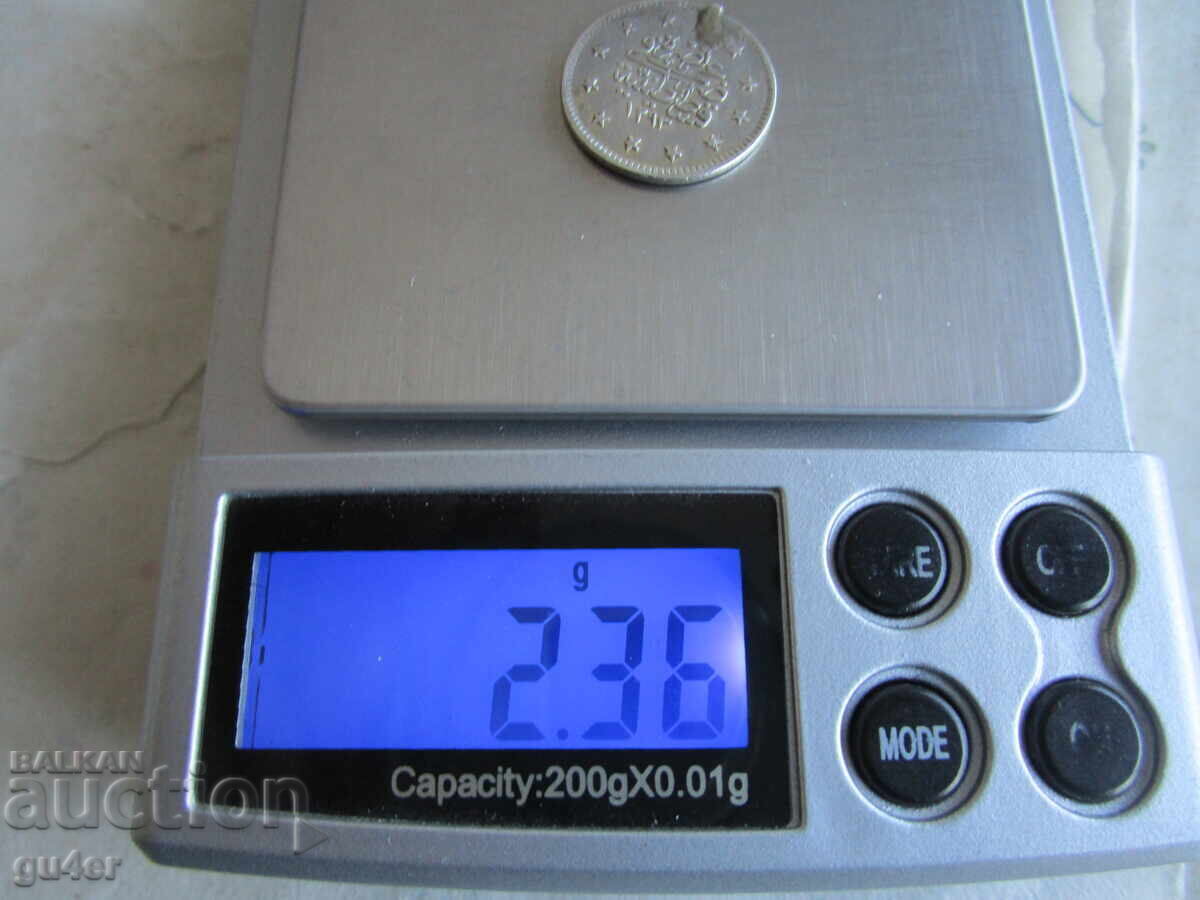 Auction  ❌❌Turkey, Abdul Hamid II, 2 Kurush 1293/11, Silver 2.36 gr❌❌