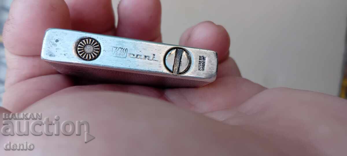 Παράδοση Παλιό γερμανικό ασημένιο αναπτήρα, 935, KW Παράδοση Παλιό γερμανικό ασημένιο αναπτήρα, 935, KW