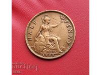 Великобритания-1/2 пени 1929