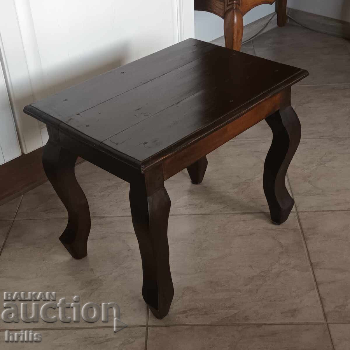 WONDERFUL VINTAGE SIDE TABLE MADE OF SOLID MAHOGANY with price 99.00 BGN | € 50.62 WONDERFUL VINTAGE SIDE TABLE MADE OF SOLID MAHOGANY with price 99.00 BGN | € 50.62
