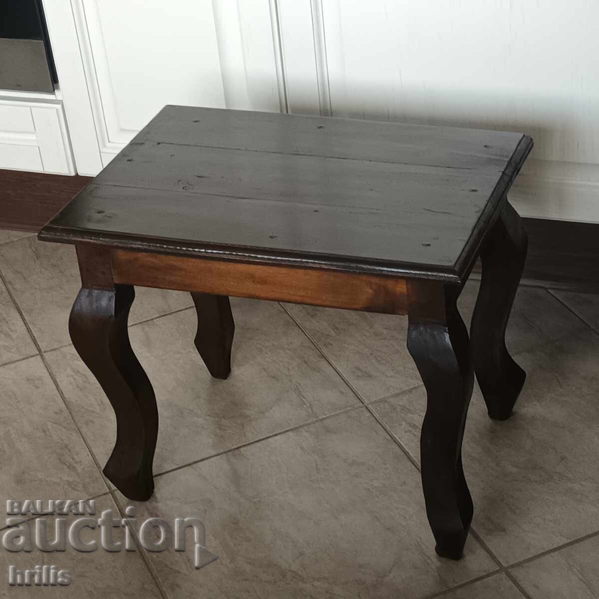 WONDERFUL VINTAGE SIDE TABLE MADE OF SOLID MAHOGANY - 5 WONDERFUL VINTAGE SIDE TABLE MADE OF SOLID MAHOGANY - 5