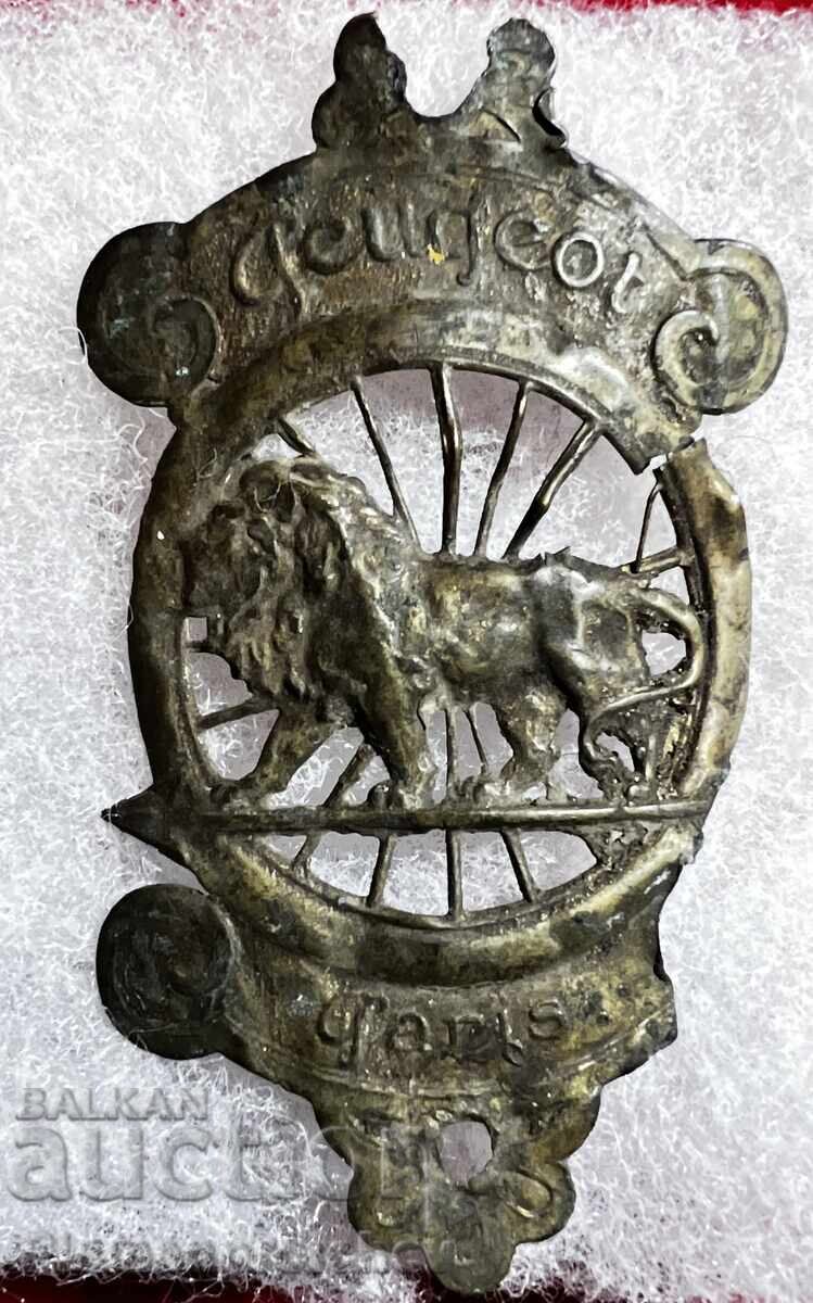 СУПЕР УНИКАТ 1-ВАТА ЕМБЛЕМА НА КОЛА ПЕЖО PEUGEOT 1905 Г. СУПЕР УНИКАТ 1-ВАТА ЕМБЛЕМА НА КОЛА ПЕЖО PEUGEOT 1905 Г.