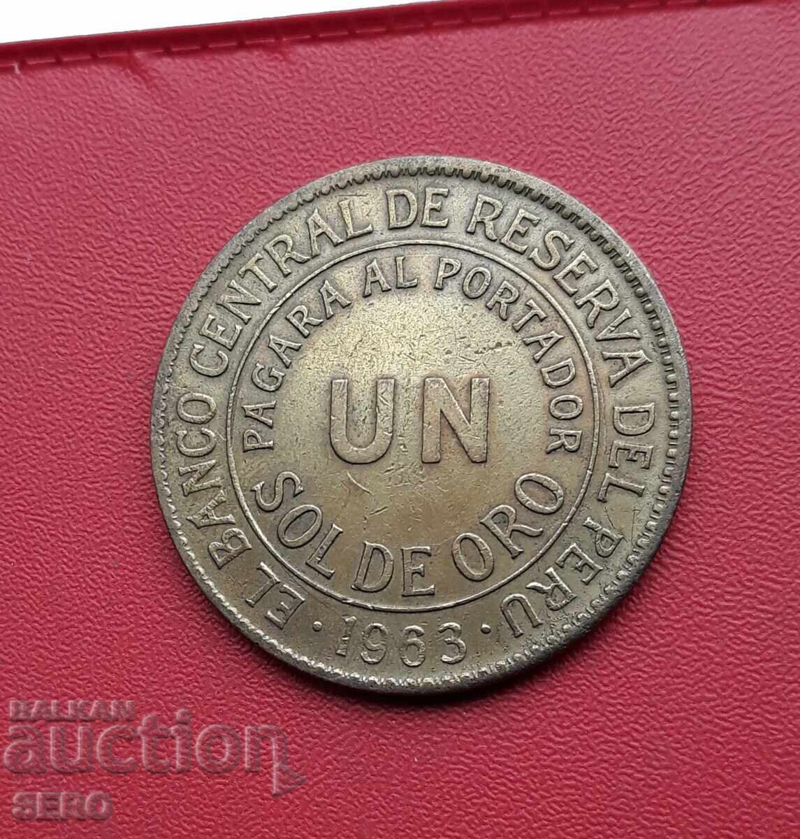 Peru-1 sol 1963 Peru-1 sol 1963