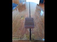 Παλιά δερμάτινη ταμπακιέρα για τσιγάρα, θήκη