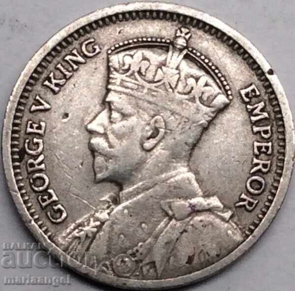 Delivery of 3 Pence 1934 Southern Rhodesia George V Silver Delivery of 3 Pence 1934 Southern Rhodesia George V Silver