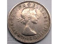 6 πένες 1955 Ηνωμένο Βασίλειο νέα Ελισάβετ