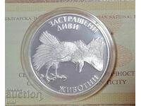 100 BGN 1992 Animale sălbatice pe cale de dispariție - Vultur