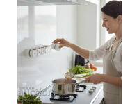 Μαγνητικά γυάλινα βάζα για μπαχαρικά 6 τεμαχίων – Κομψό σετ