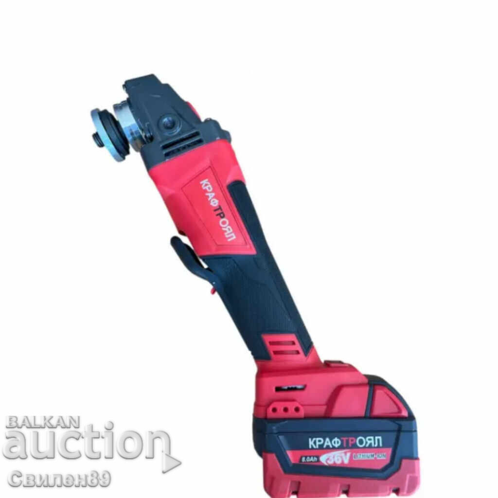 Set 2 în 1 KraftRoyal Red Mx Fuel 36V – polizor unghiular + cheie de impact cu preț 170.00 BGN | € 86.92 Set 2 în 1 KraftRoyal Red Mx Fuel 36V – polizor unghiular + cheie de impact cu preț 170.00 BGN | € 86.92