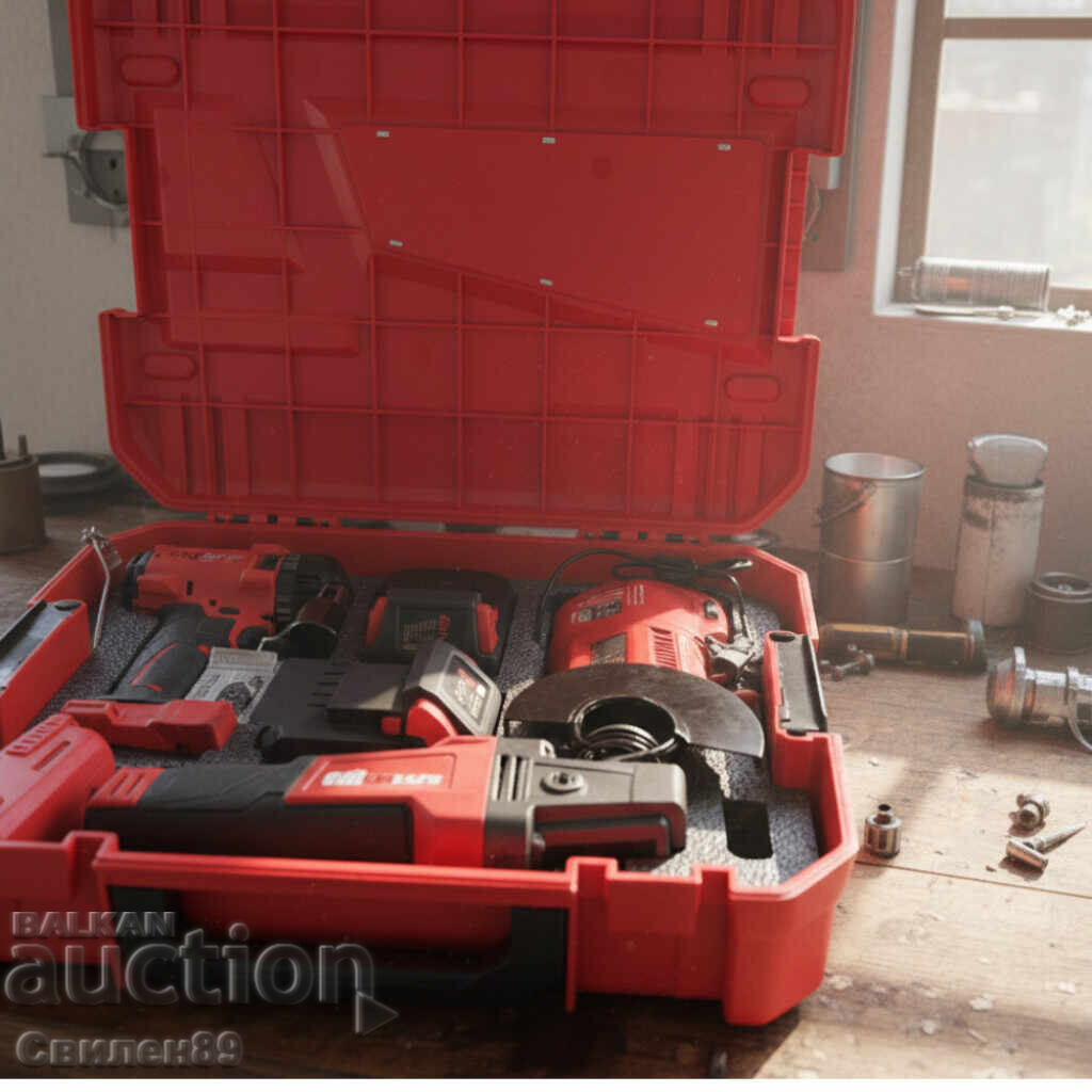 Set 2 în 1 KraftRoyal Red Mx Fuel 36V – polizor unghiular + cheie de impact - 5 Set 2 în 1 KraftRoyal Red Mx Fuel 36V – polizor unghiular + cheie de impact - 5