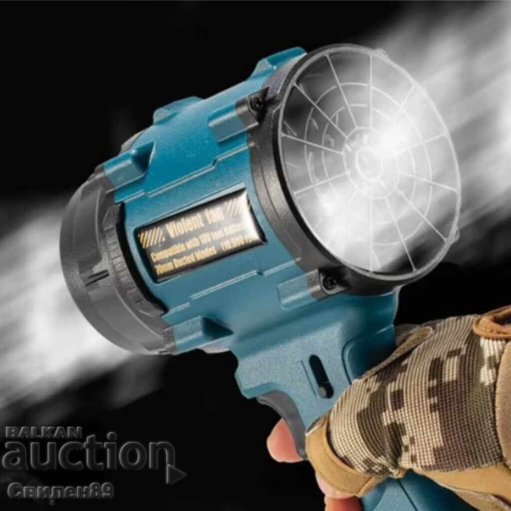 Suflantă turbo cu acumulator 36V – Pistol de aer puternic cu 2 - 5 Suflantă turbo cu acumulator 36V – Pistol de aer puternic cu 2 - 5