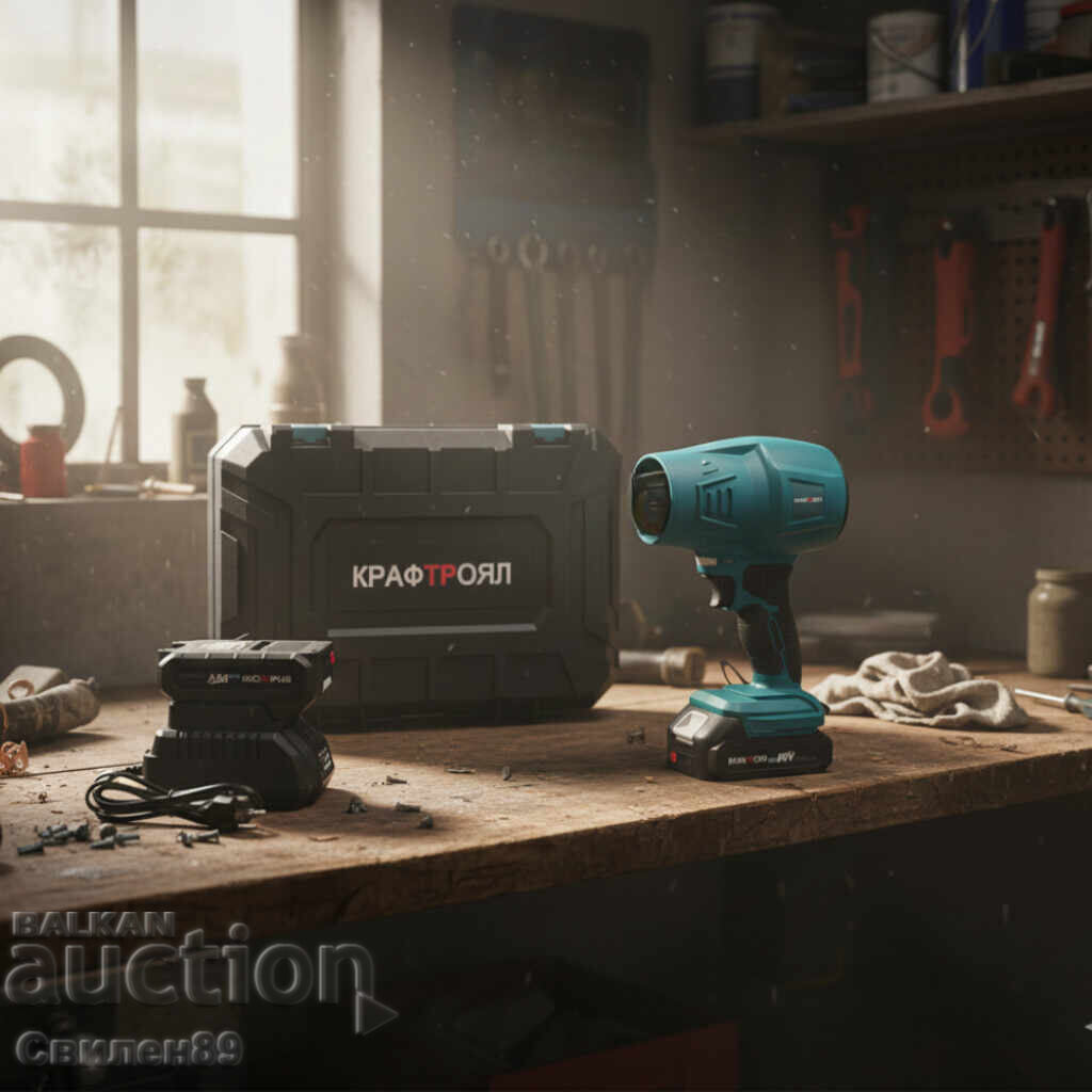 Suflantă turbo cu acumulator 36V – Pistol de aer puternic cu 2 - 6 Suflantă turbo cu acumulator 36V – Pistol de aer puternic cu 2 - 6