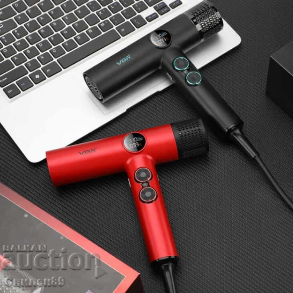 Επαγγελματικό σεσουάρ VGR με BLDC μοτέρ 110 000 RPM – Ιονικό Επαγγελματικό σεσουάρ VGR με BLDC μοτέρ 110 000 RPM – Ιονικό