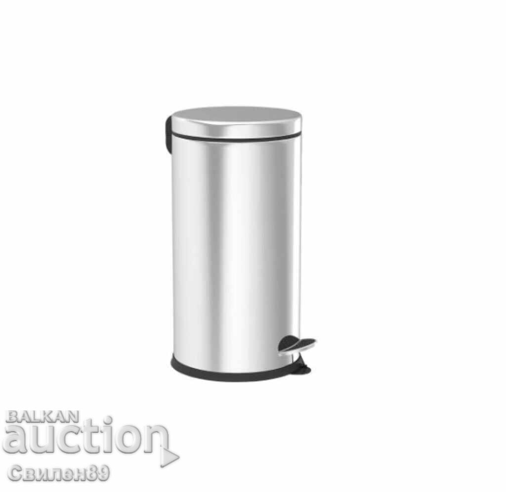 Vinoks 409400, 3L, stainless steel pedal trash can with price 27.40 BGN | € 14.01 Vinoks 409400, 3L, stainless steel pedal trash can with price 27.40 BGN | € 14.01