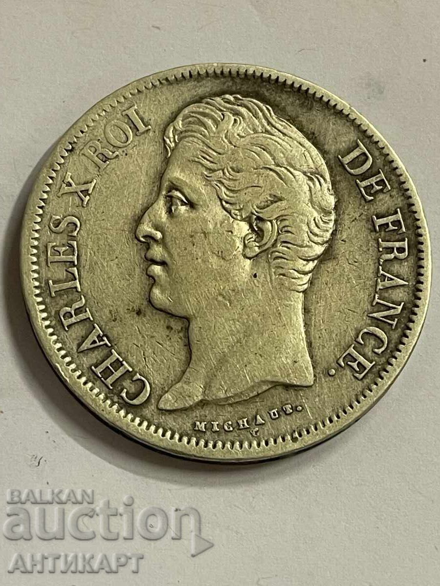 Франция рядка сребърна монета 5 франка Charles X 1829 W с цена 119.00 лв. | € 60.84 Франция рядка сребърна монета 5 франка Charles X 1829 W с цена 119.00 лв. | € 60.84