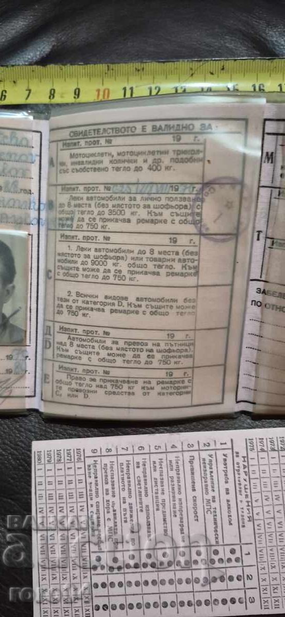 PERMIS DE CONDUCERE - TALON - RPR - 6 PERMIS DE CONDUCERE - TALON - RPR - 6