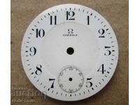 Cadran vechi din porțelan pentru ceas Omega