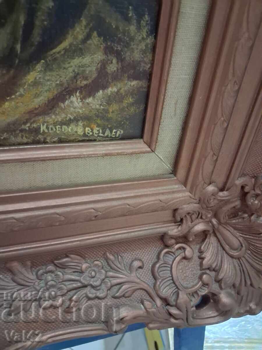 Πίνακας "Δασικό τοπίο" - De Bosweg με τιμή 1.00 BGN | € 0.51 Πίνακας "Δασικό τοπίο" - De Bosweg με τιμή 1.00 BGN | € 0.51