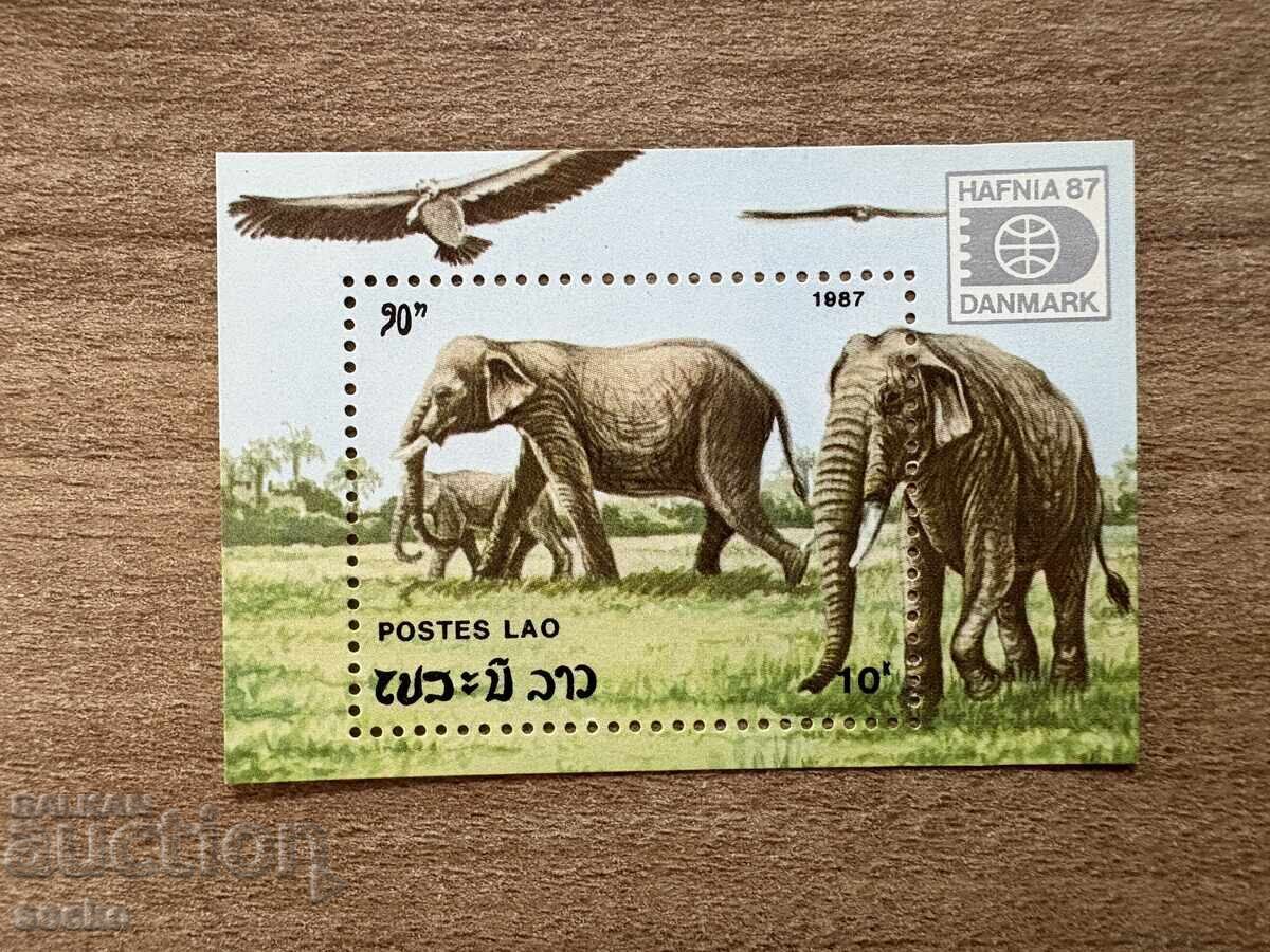 Λάος - Διεθνής Έκθεση γραμματοσήμων HAFNIA '87...(1987) MNH Λάος - Διεθνής Έκθεση γραμματοσήμων HAFNIA '87...(1987) MNH