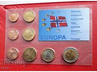 Норвегия  СЕТ 2004 от 8  пробни евромонети