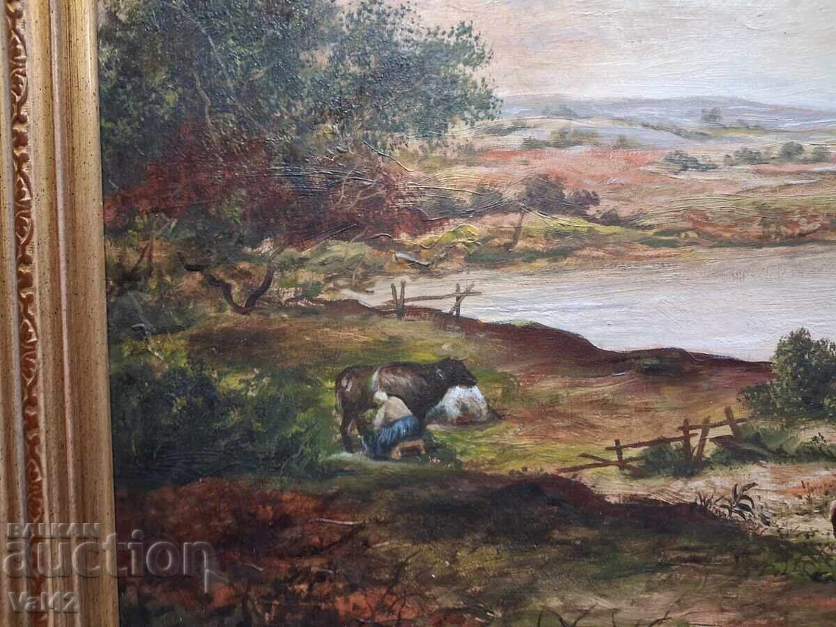 Livrarea Peisaj pitoresc cu scenă pastorală Livrarea Peisaj pitoresc cu scenă pastorală