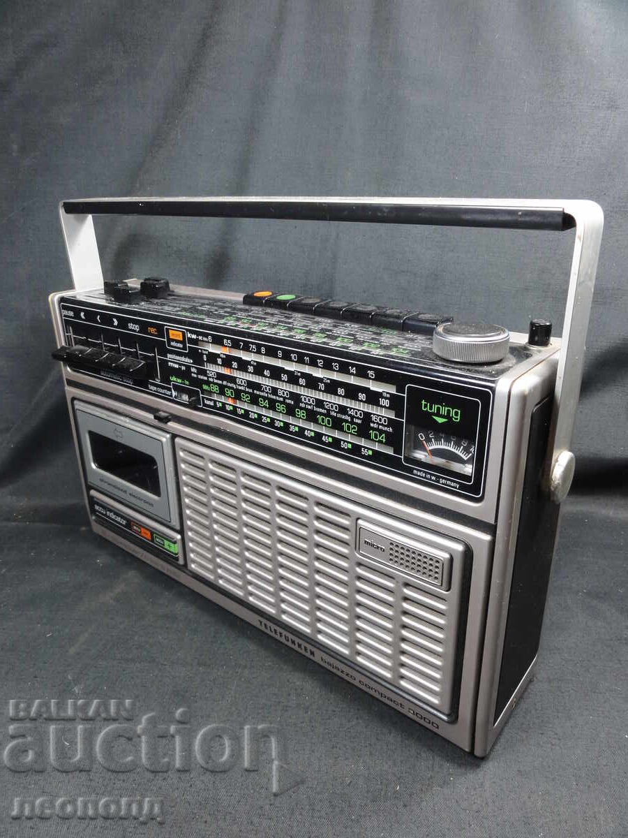 БЗЦ СТАР РЕТРО ТРАНЗИСТОР РАДИО КАСЕTОФОН TELEFUNKEN BAJAZZO с цена 0.43 лв. | € 0.22 БЗЦ СТАР РЕТРО ТРАНЗИСТОР РАДИО КАСЕTОФОН TELEFUNKEN BAJAZZO с цена 0.43 лв. | € 0.22