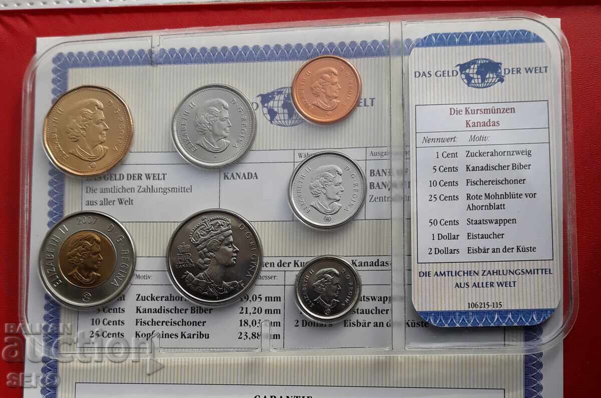 Παράδοση Καναδάς ΣΕΤ 2002-2007 από 7 νομίσματα