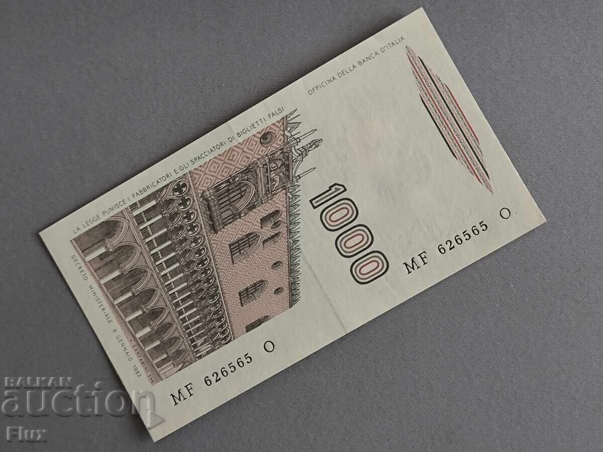 Аукцион Банкнота - Италия - 1000 лири UNC | 1982г. Аукцион Банкнота - Италия - 1000 лири UNC | 1982г.