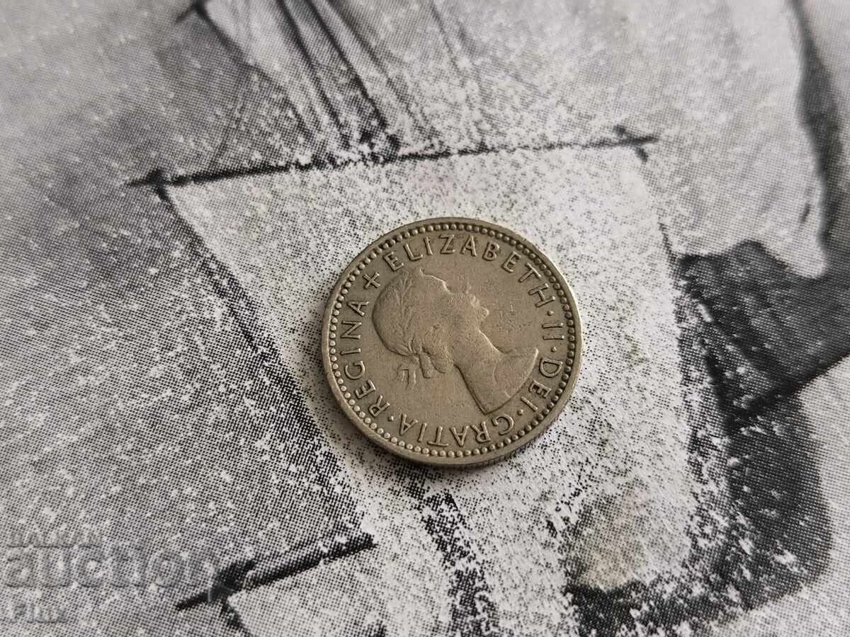 Монета - Великобритания - 6 пенса | 1960г. с цена 2.00 лв. | € 1.02 Монета - Великобритания - 6 пенса | 1960г. с цена 2.00 лв. | € 1.02