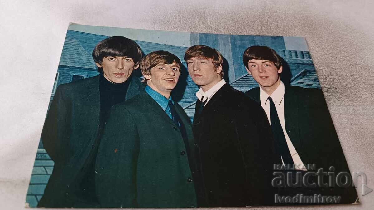 Cartolină poștală Ansamblul Beatles Cartolină poștală Ansamblul Beatles
