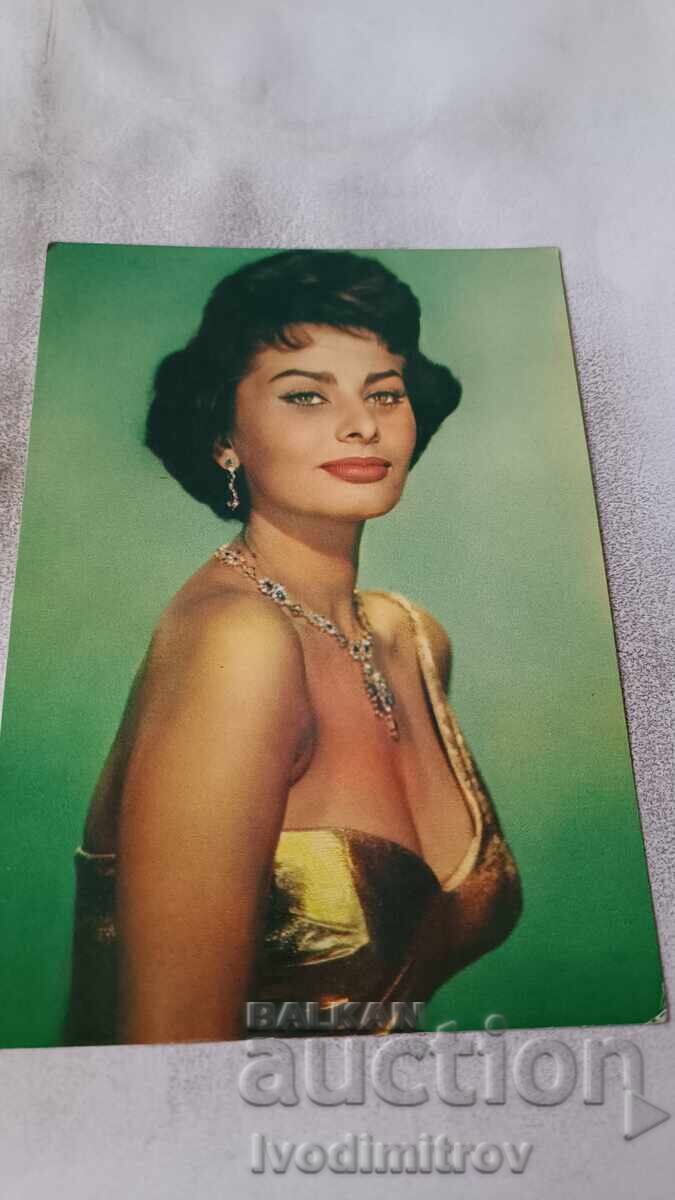 Carte poștală Sophia Loren Carte poștală Sophia Loren
