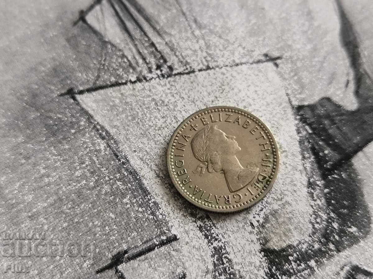 Монета - Великобритания - 6 пенса | 1954г. с цена 2.00 лв. | € 1.02 Монета - Великобритания - 6 пенса | 1954г. с цена 2.00 лв. | € 1.02