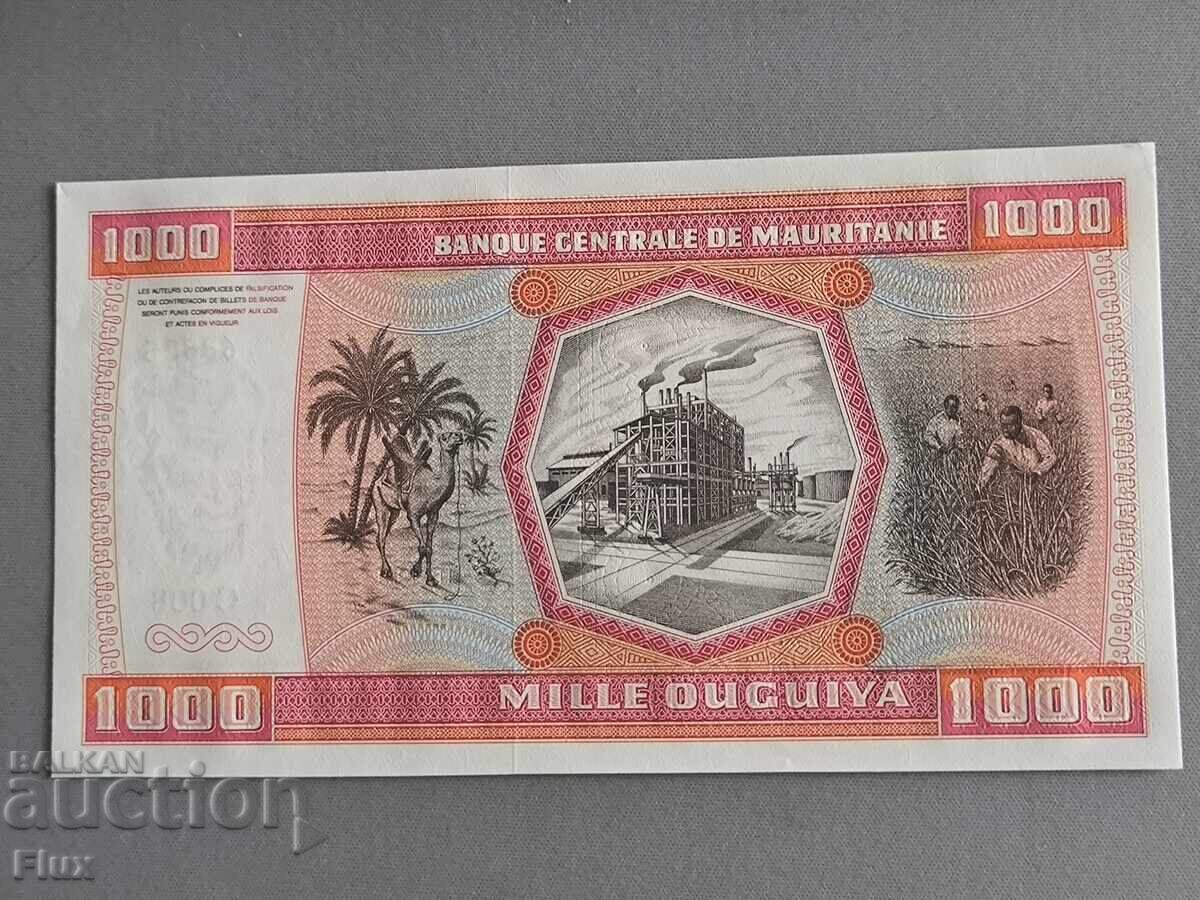 Bancnotă - Mauritania - 1000 ouguiya UNC | 1981g cu preț 7.00 BGN | € 3.58 Bancnotă - Mauritania - 1000 ouguiya UNC | 1981g cu preț 7.00 BGN | € 3.58