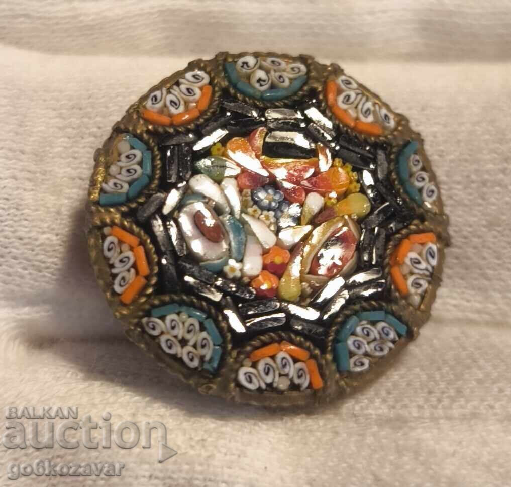 Livrarea BROȘĂ VECHE MOZAIC VENEȚIAN. ITALIA!