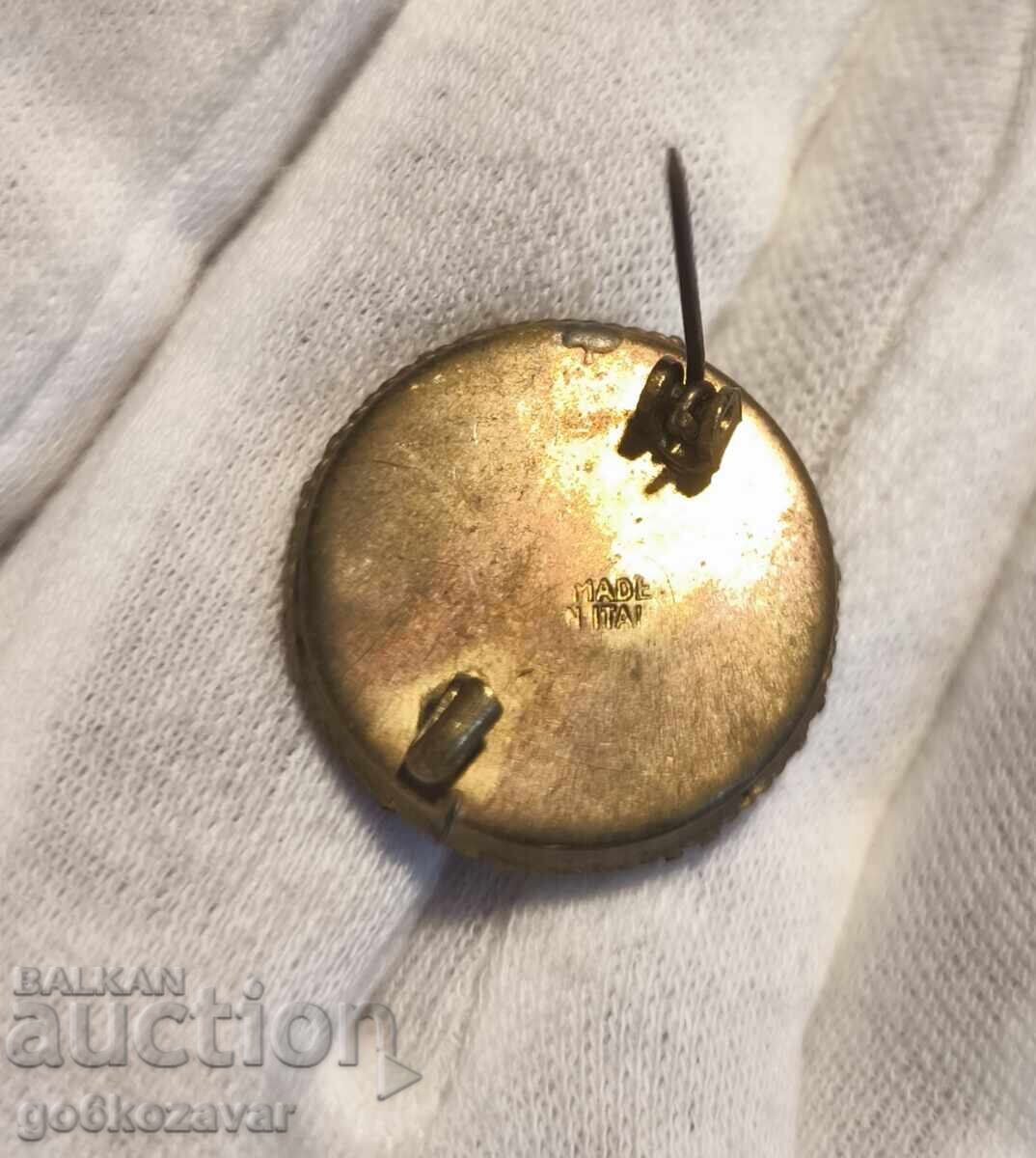 BROȘĂ VECHE MOZAIC VENEȚIAN. ITALIA! - 5