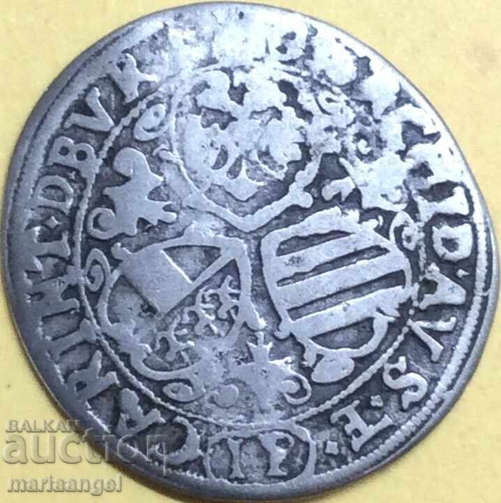 Доставка на 3 кройцера 1710 Австрия Йозеф I 1705-1711 Св. Вайт - минт Ag