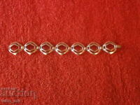 СТАРА МАСИВНА ДАМСКА СРЕБЪРНА ГРИВНА