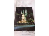 Cartolină poștală Mozarstadt Salzburg by Nacht