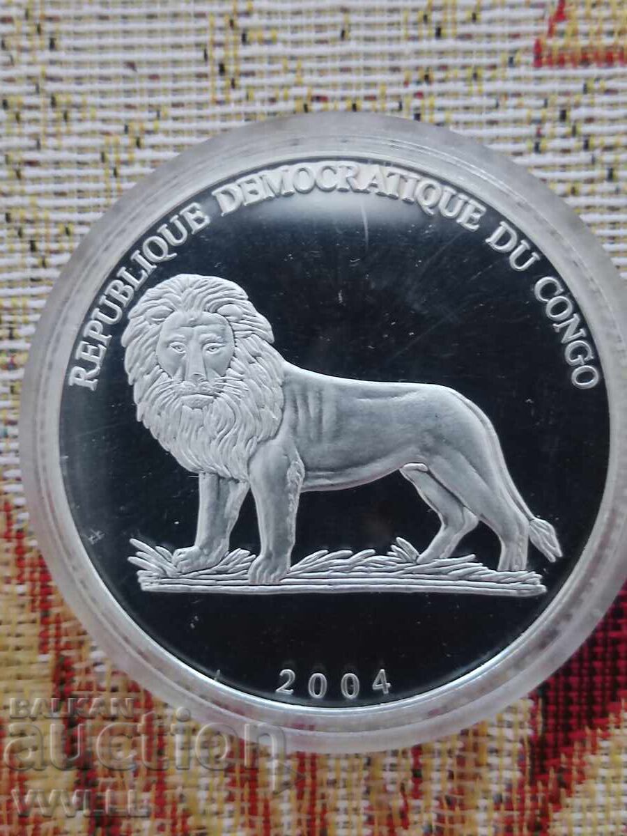 2004 1 Francs. Congo. Монета с български мотив. с цена 550.00 лв. | € 281.21 2004 1 Francs. Congo. Монета с български мотив. с цена 550.00 лв. | € 281.21