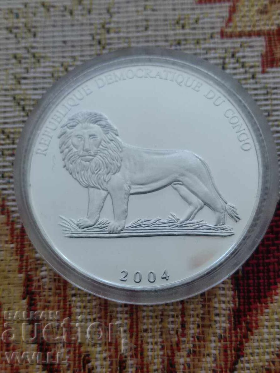 Доставка на 2004 1 Francs. Congo. Монета с български мотив. Доставка на 2004 1 Francs. Congo. Монета с български мотив.