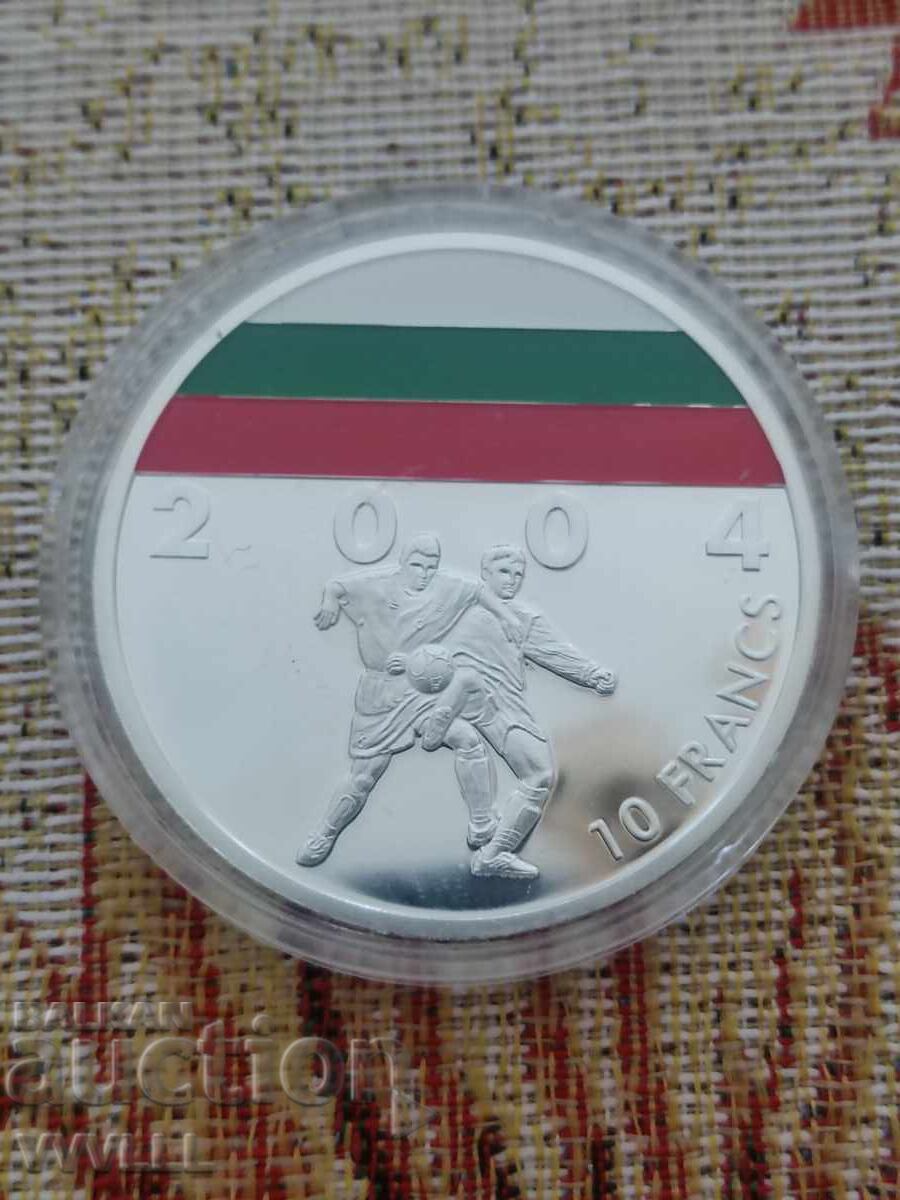 2004 1 Francs. Congo. Монета с български мотив. 2004 1 Francs. Congo. Монета с български мотив.