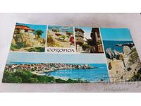 Carte poștală Sozopol Colaj 1974