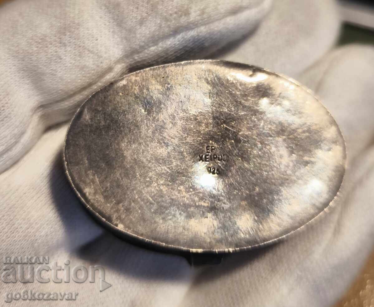 Licitație Cutie veche de argint lucrată manual! Argint 925! Licitație Cutie veche de argint lucrată manual! Argint 925!