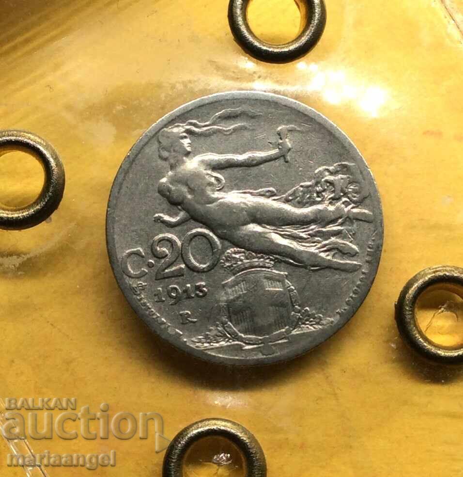 20 centesimi 1913 Italia - 6 20 centesimi 1913 Italia - 6