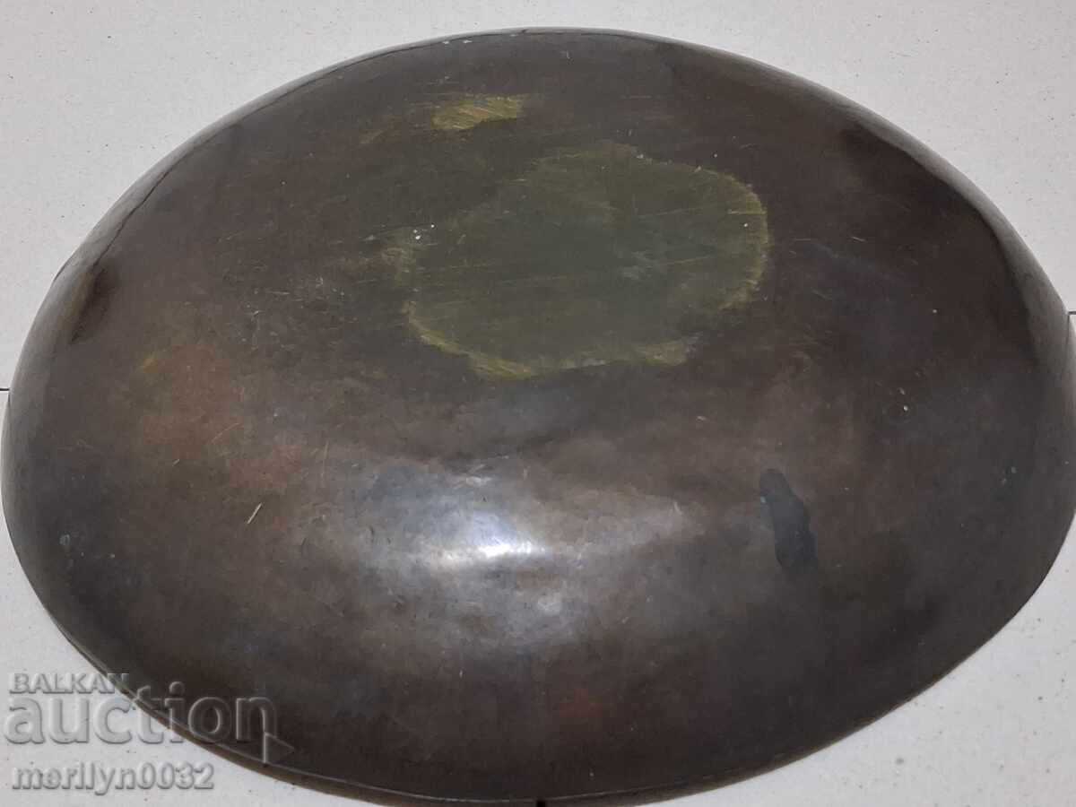 Auction Bronze sculpture bowl bonbonniere bas-relief figure 70s Auction Bronze sculpture bowl bonbonniere bas-relief figure 70s